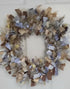 Rag Wreath in Silver and Gold