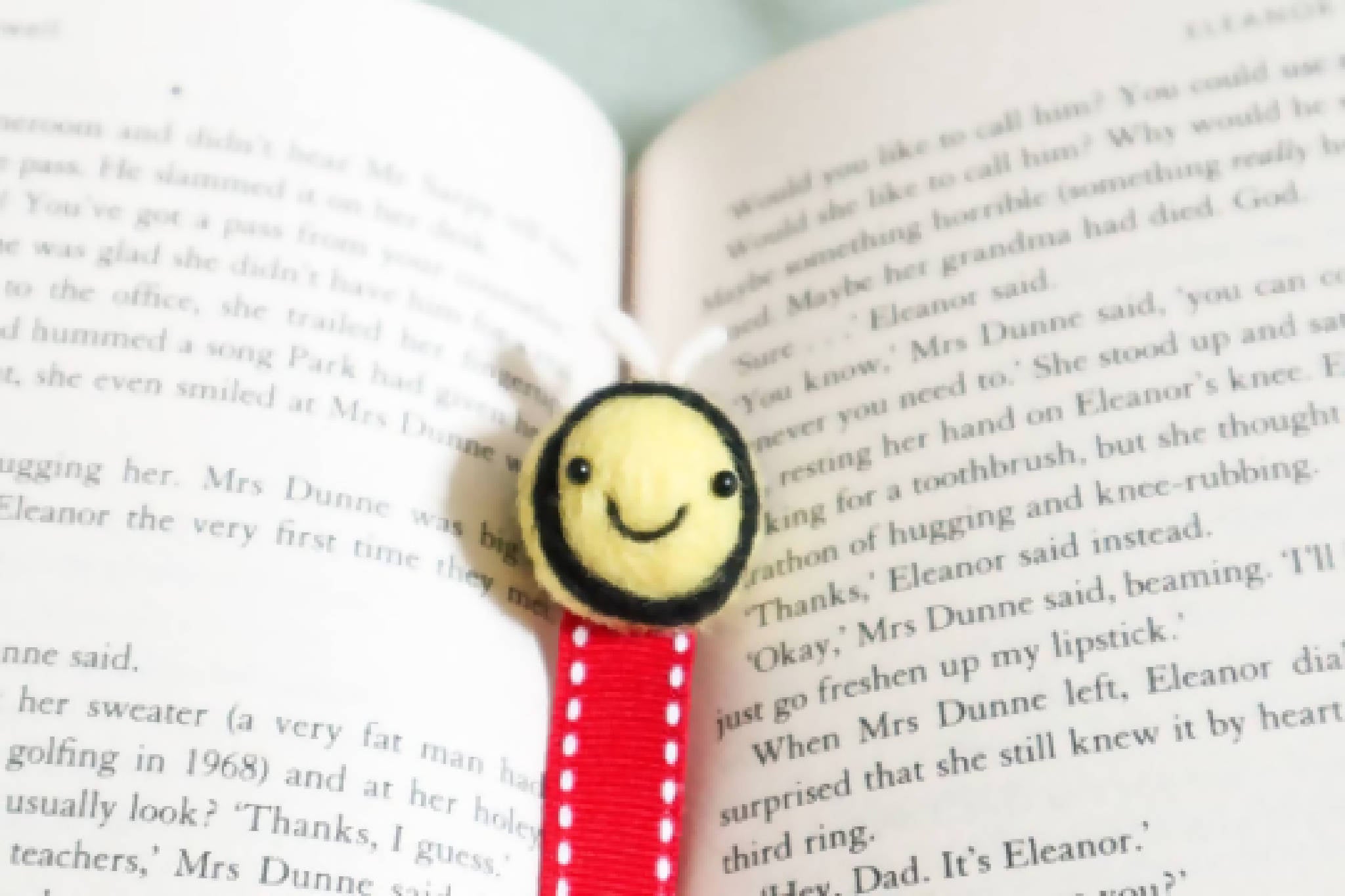 Woolly Bumble Bee Bookmark