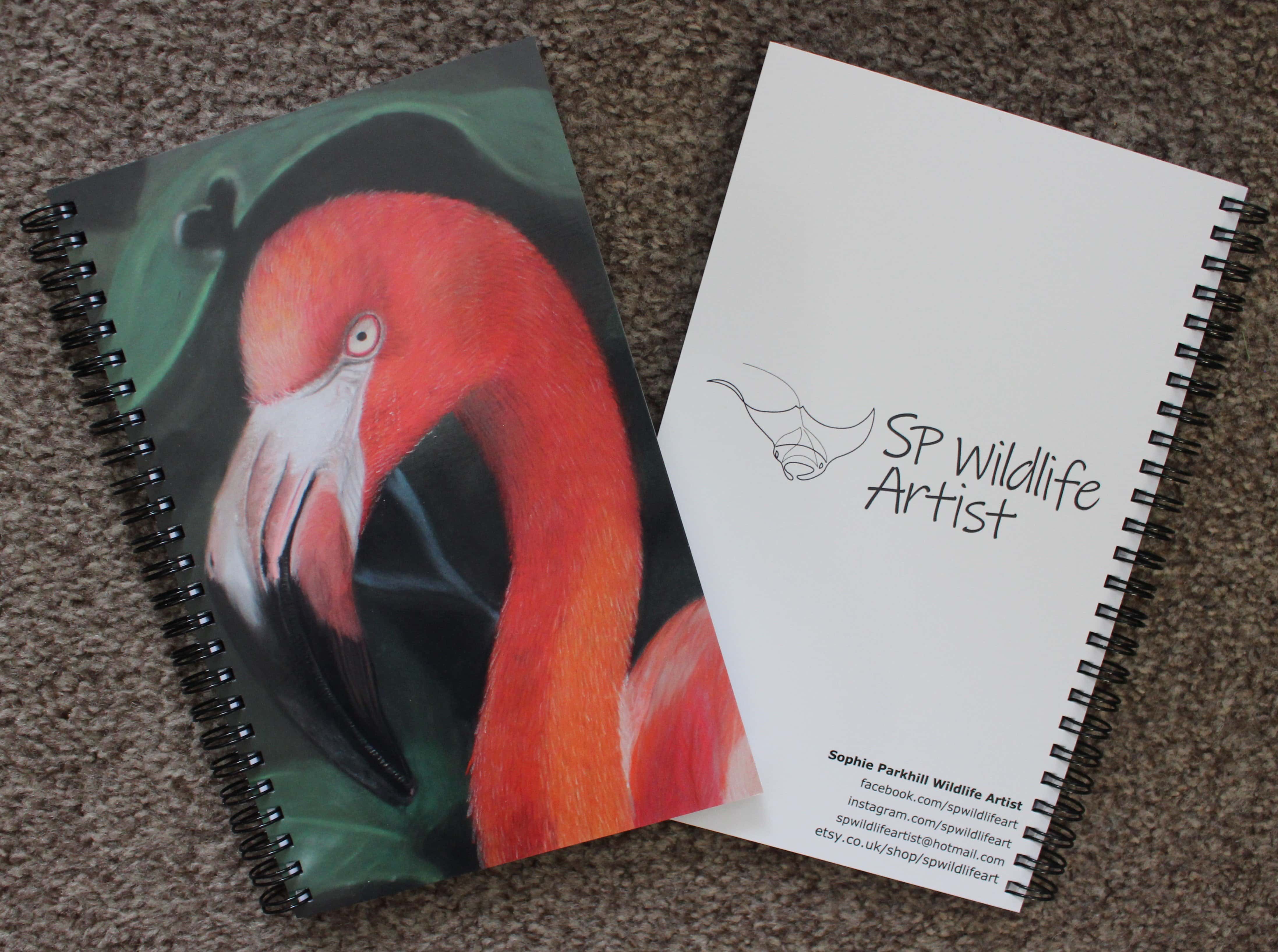 Flamingo Art Print Notebook