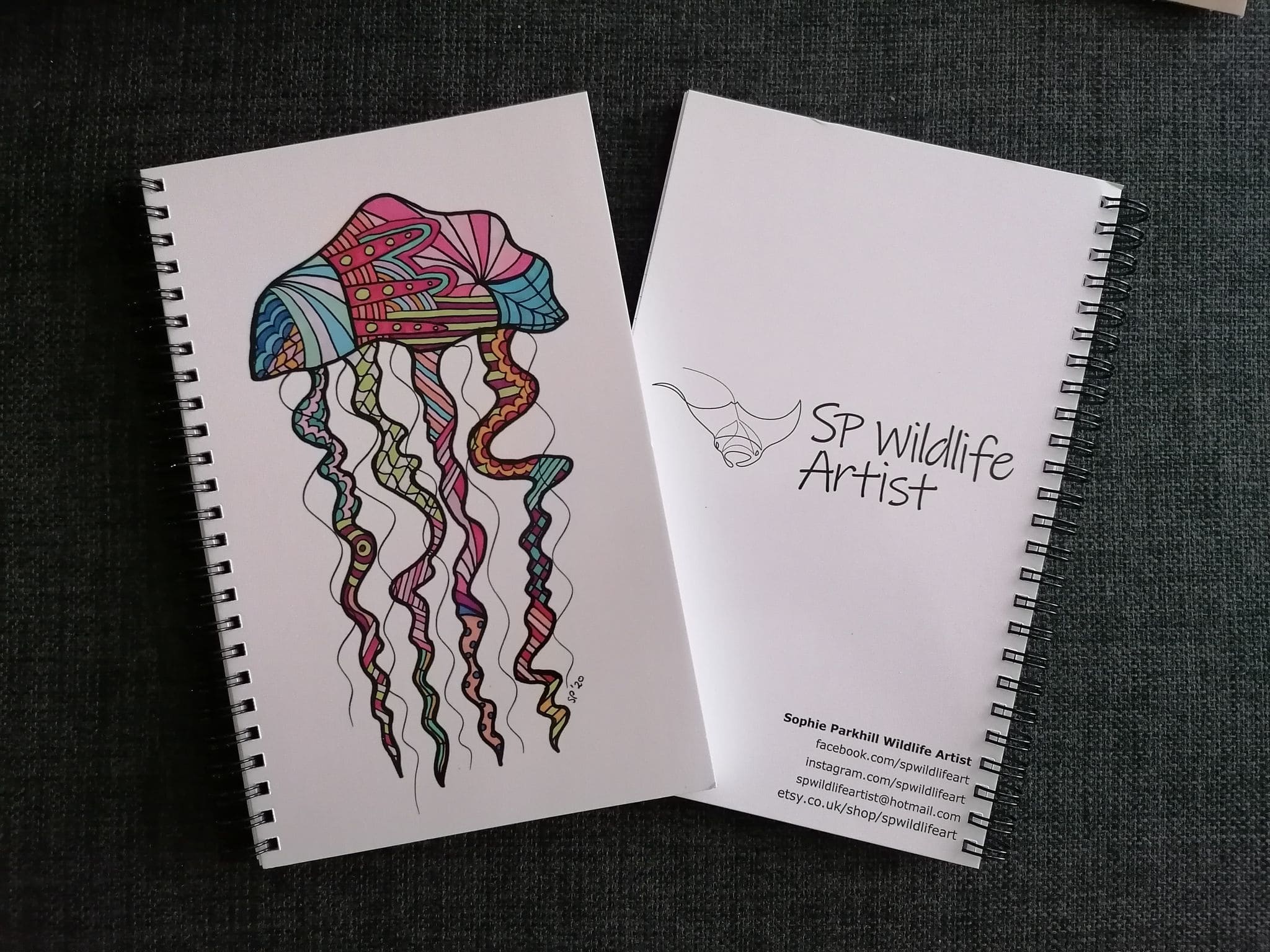 Jelly Fish Fun Design Notebook