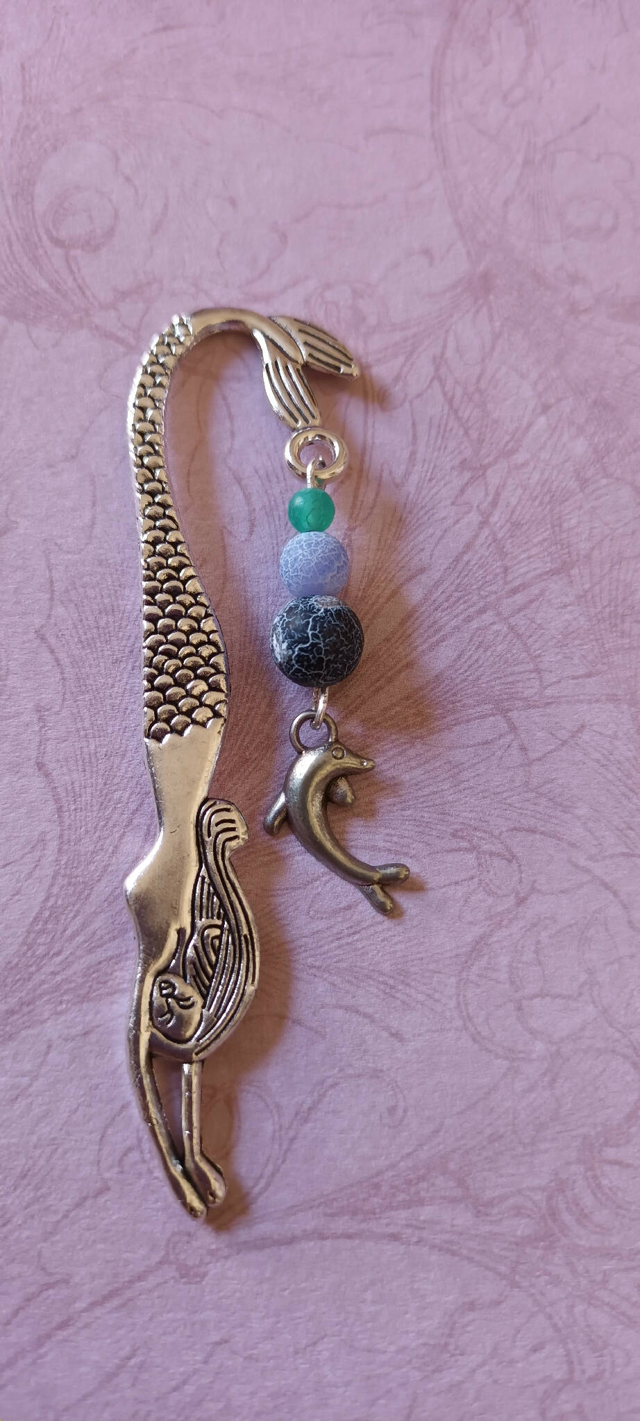 Blue mermaid bookmark
