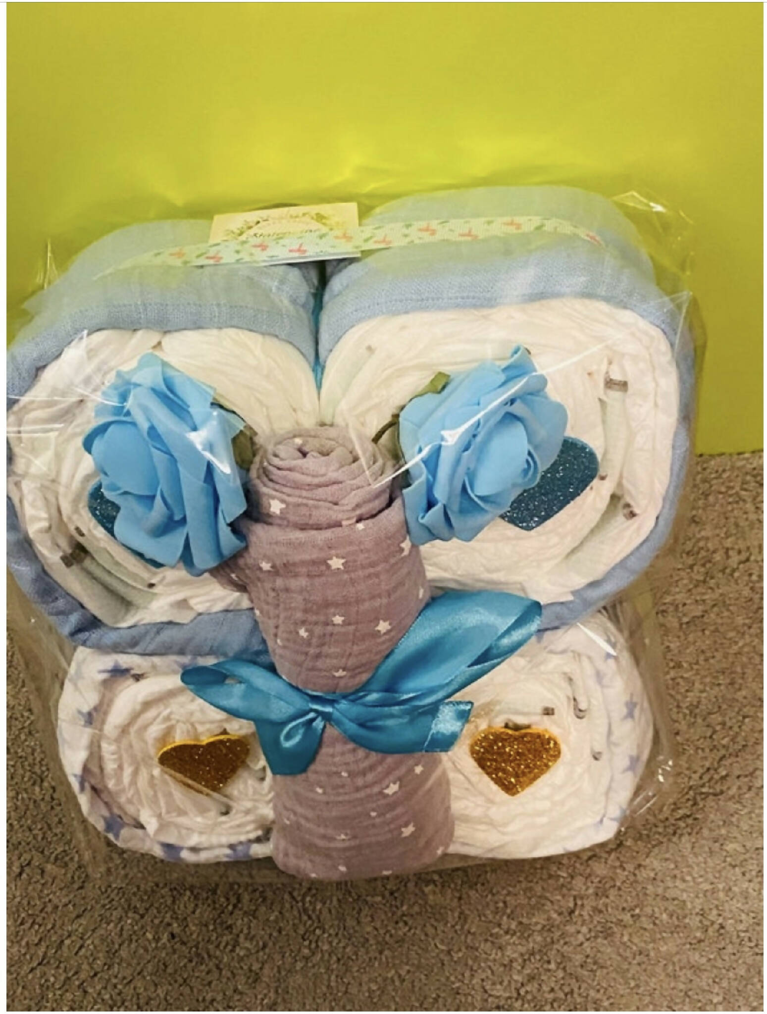 Butterfly nappy gift