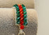Swarovski Green & Red Crystal Bracelet (312)