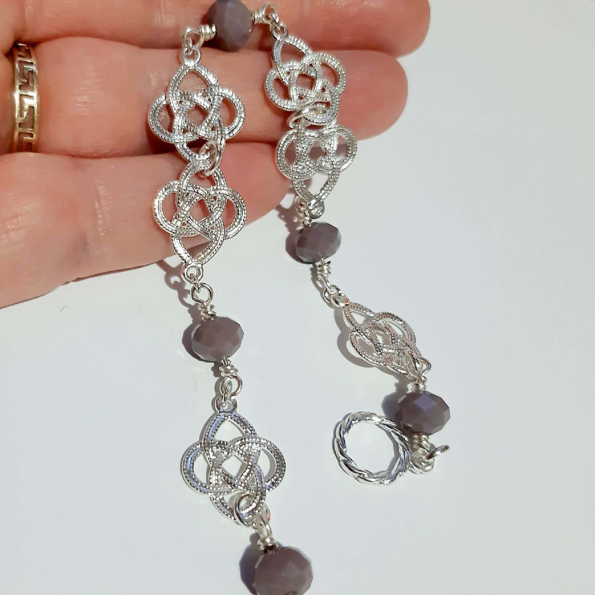 Celtic Knot Bracelet, celtic bracelet, silver jewellery,