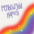 Welsh birthday card | Cerdyn penblwydd Cymraeg | Rainbow Happy Birthday Card | Carden Enfys Penblwydd Hapus