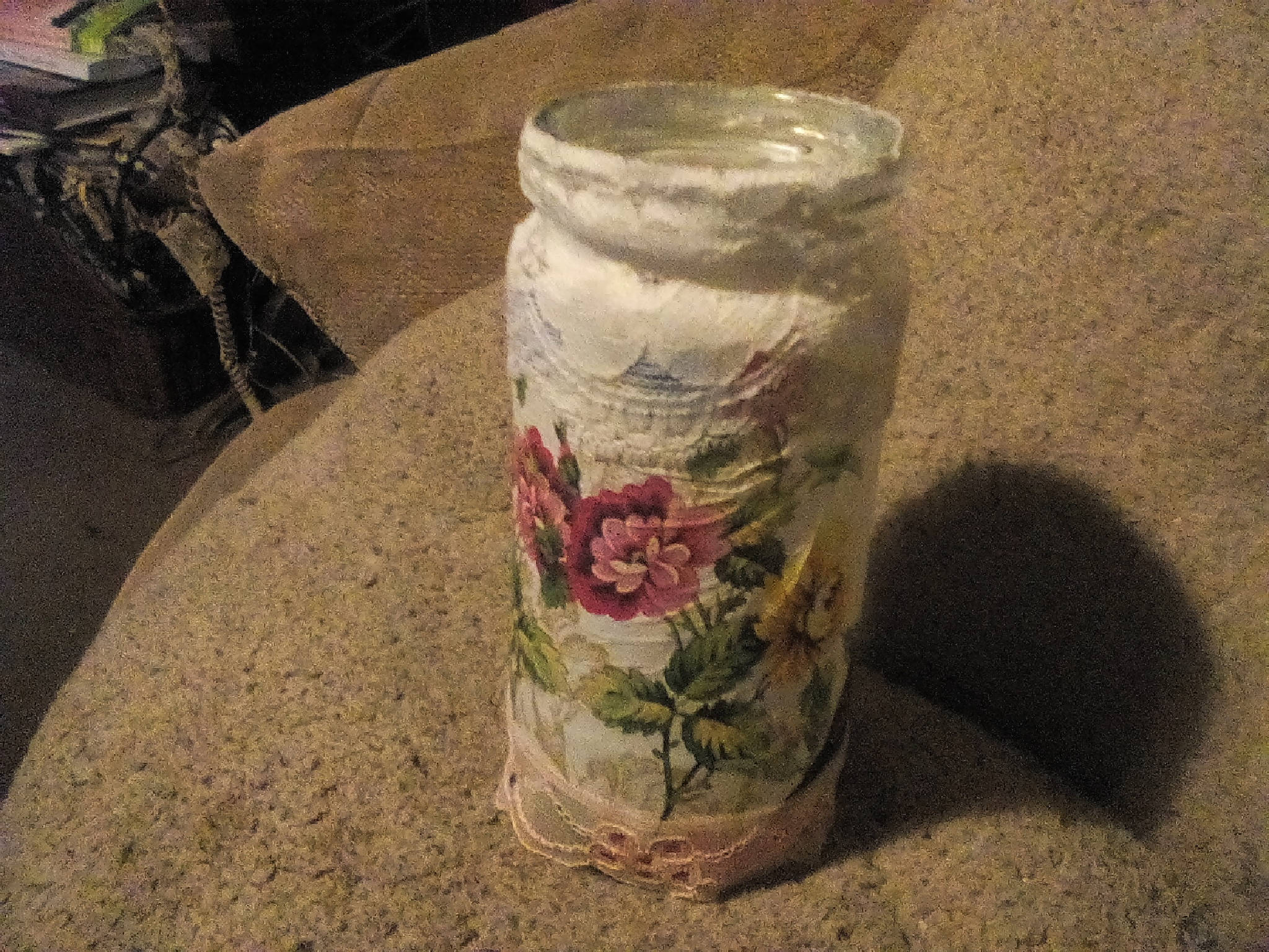 Hand decorated Jars