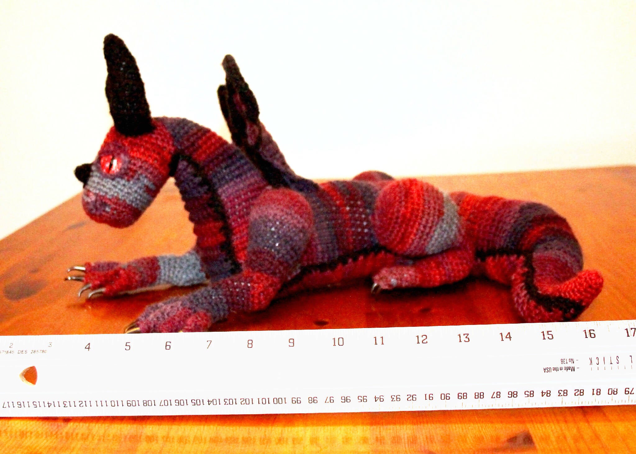 Wesh Dragon hand crocheted (901)