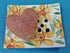 Daffodil soap dish, hand made and hand decorated