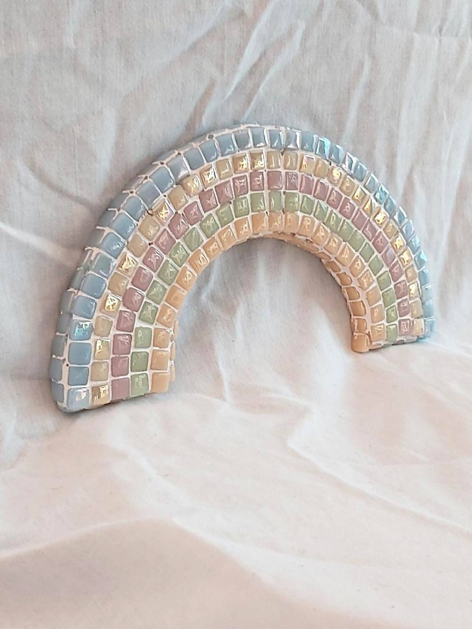 mosaic rainbow pastel colour