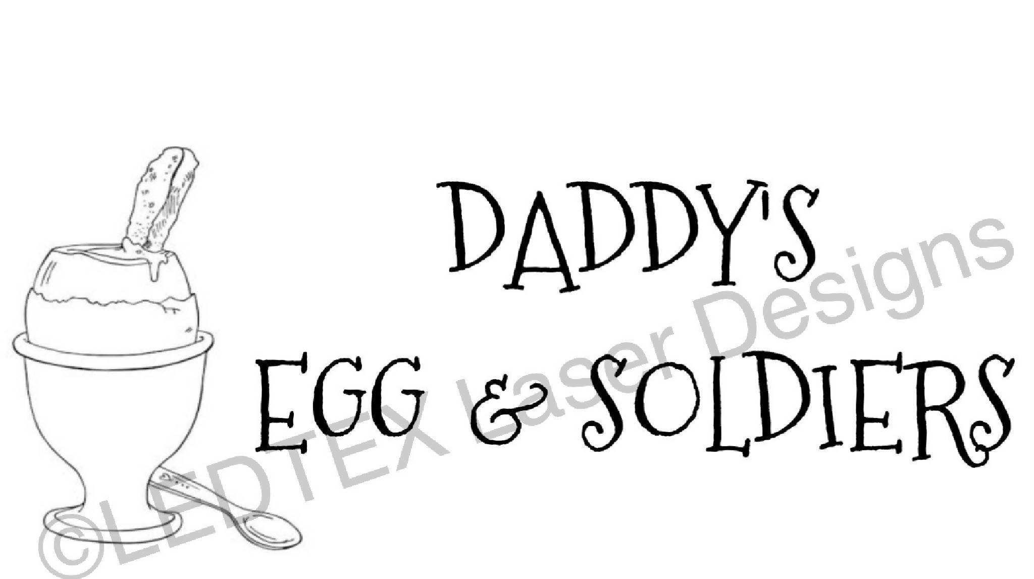 Personalised Dippy Egg Breakfast Board