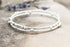 Scattered Pebble Recycled Silver Bangle