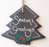 Slate Christmas tree Decoration - Seasons Greetings