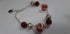 Red and SIlver Bracelet