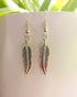 Silver Feather earrings