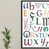 English alphabet poster: Alphabetum Romanum Jonah