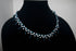 Hematite blue gemstone necklace (220)