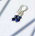 Lapis lazuli and sterling silver earrings