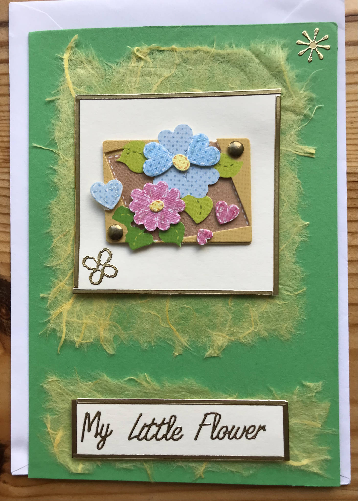 Handmade Card- Flower Birthday Card
