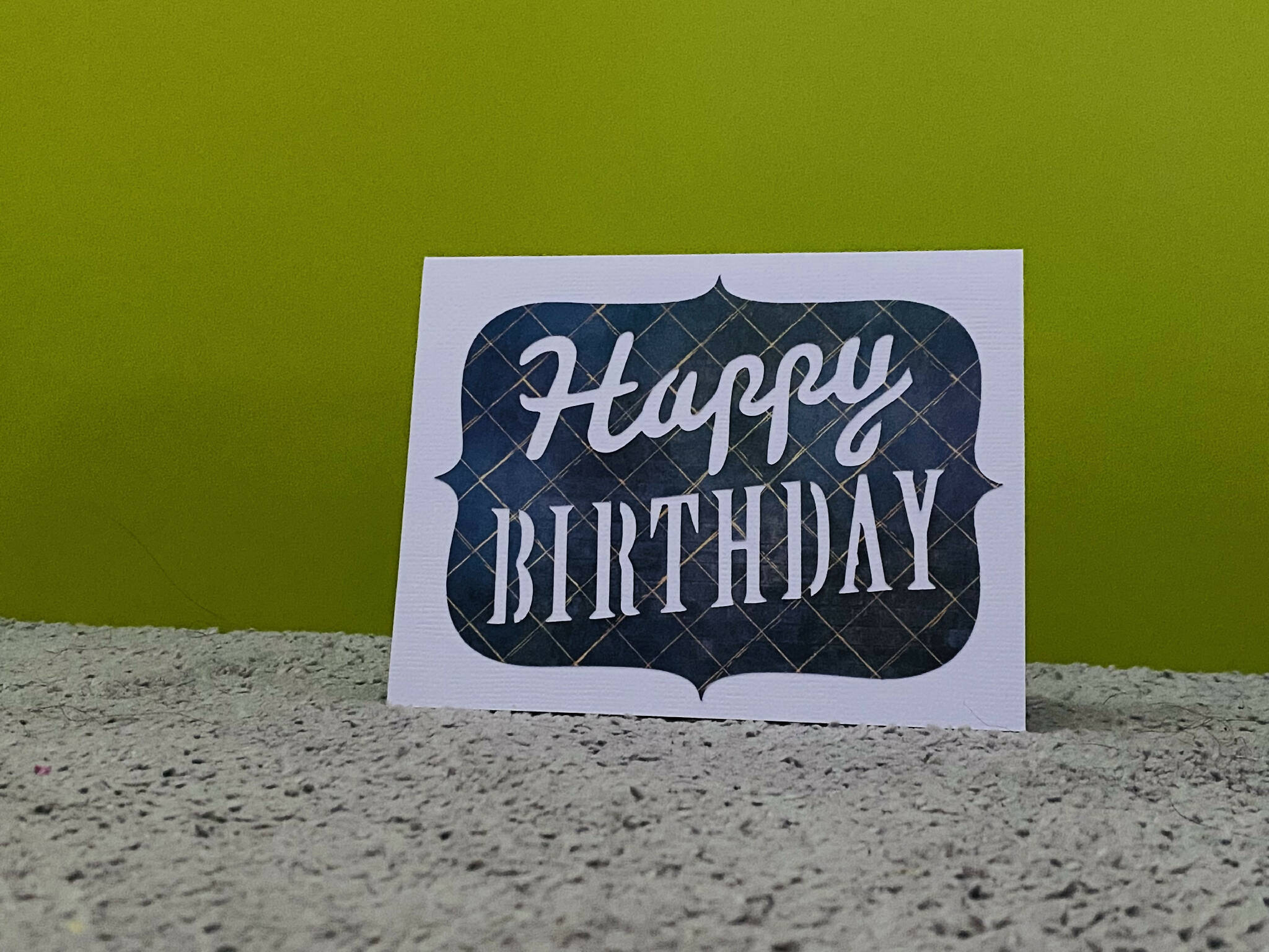 Happy birthday card - pattern