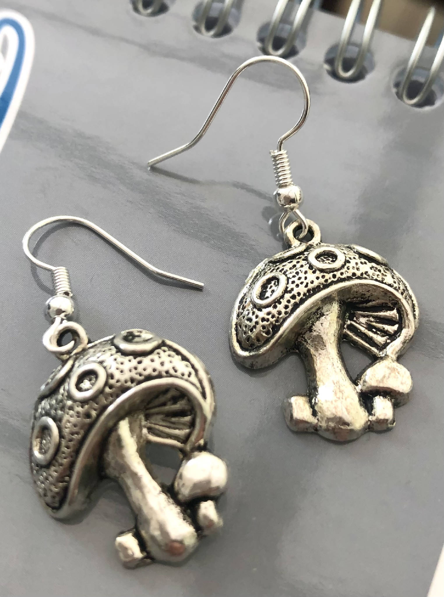 Toadstool earrings