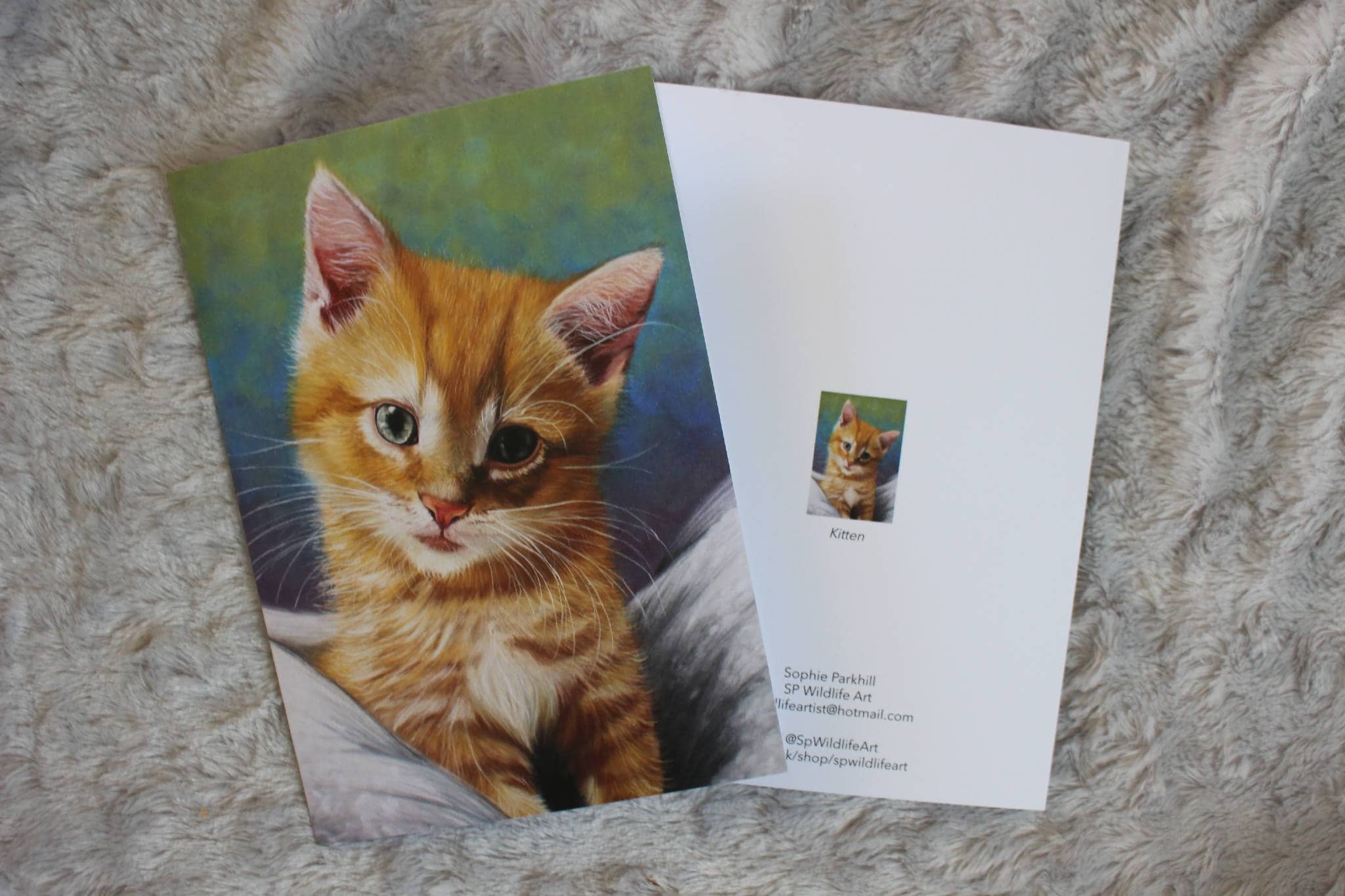 A5 "Hugo" Rescue Kitten Greetings Card