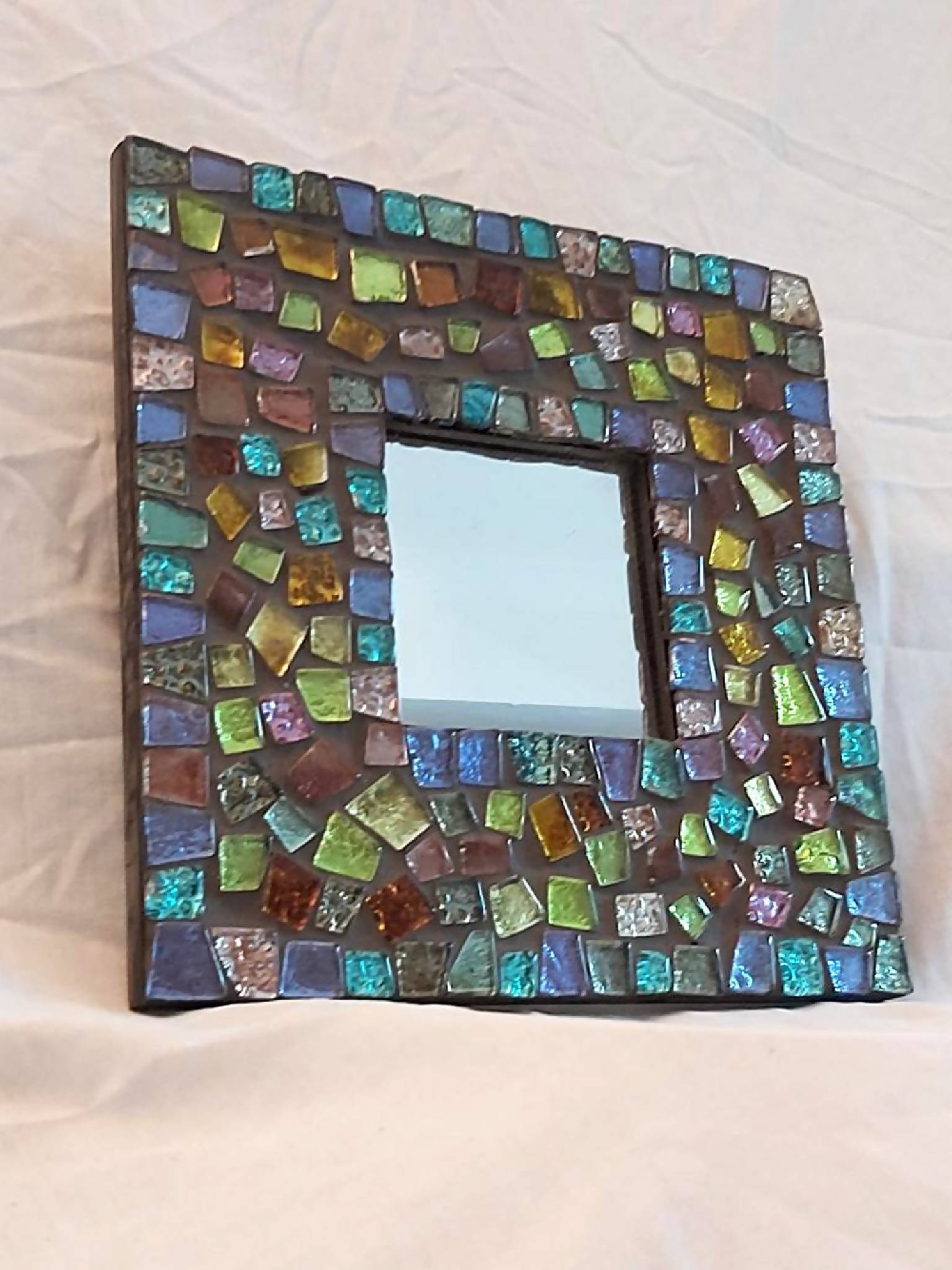 Mosaic mirror foil metalic