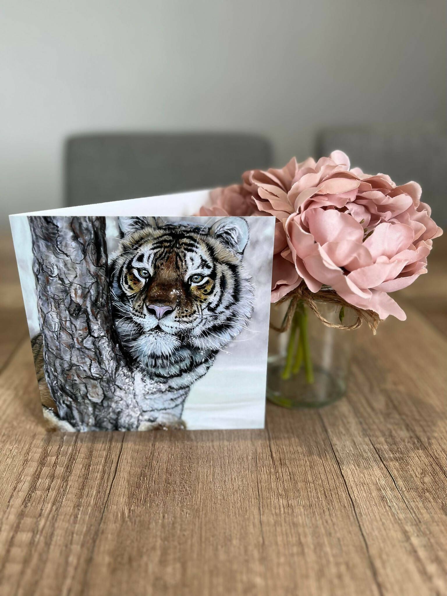 Tiger Card Art Print