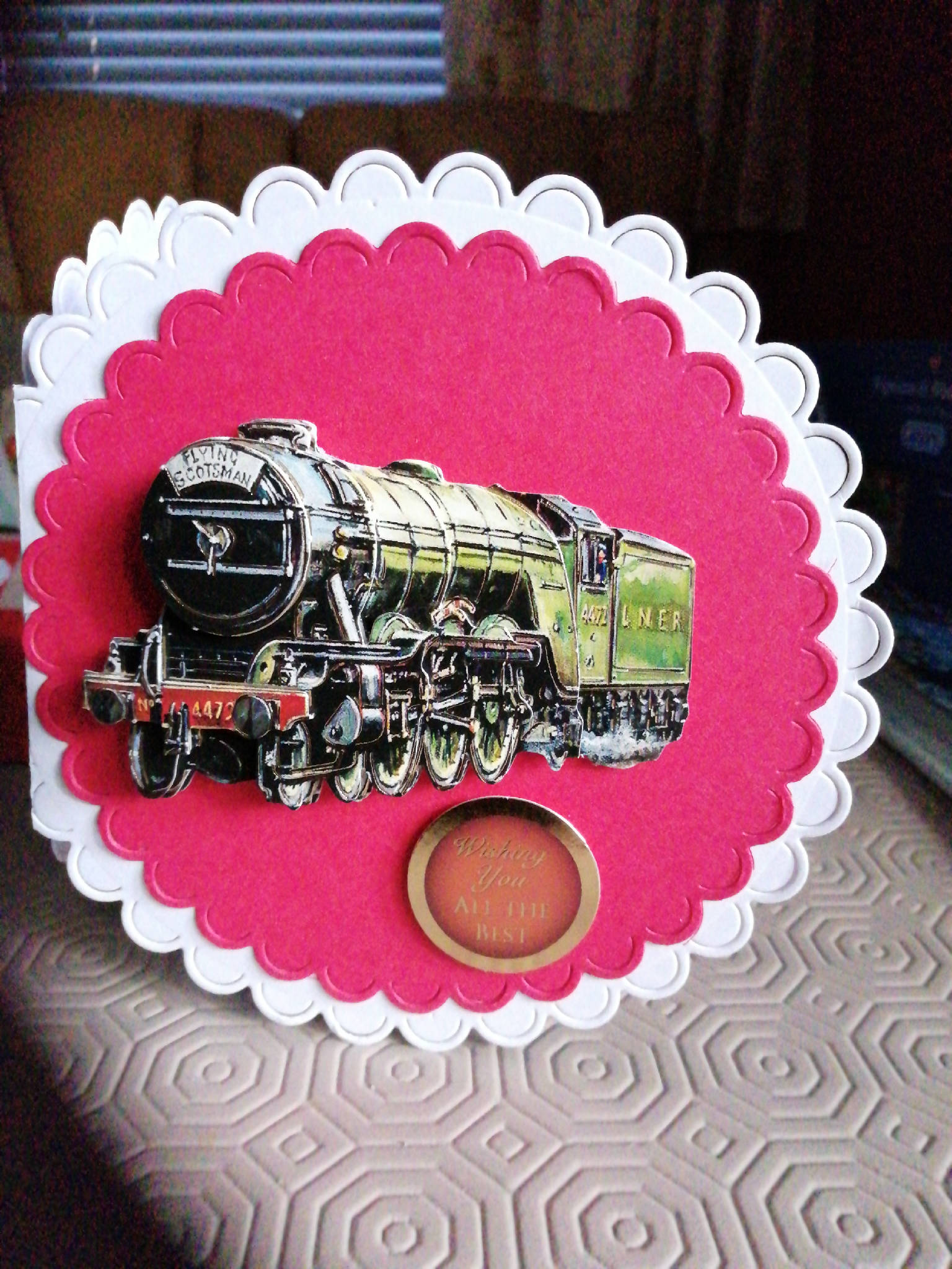Birthday card for a train lover