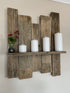 Decorative Rustic Candle Shelf