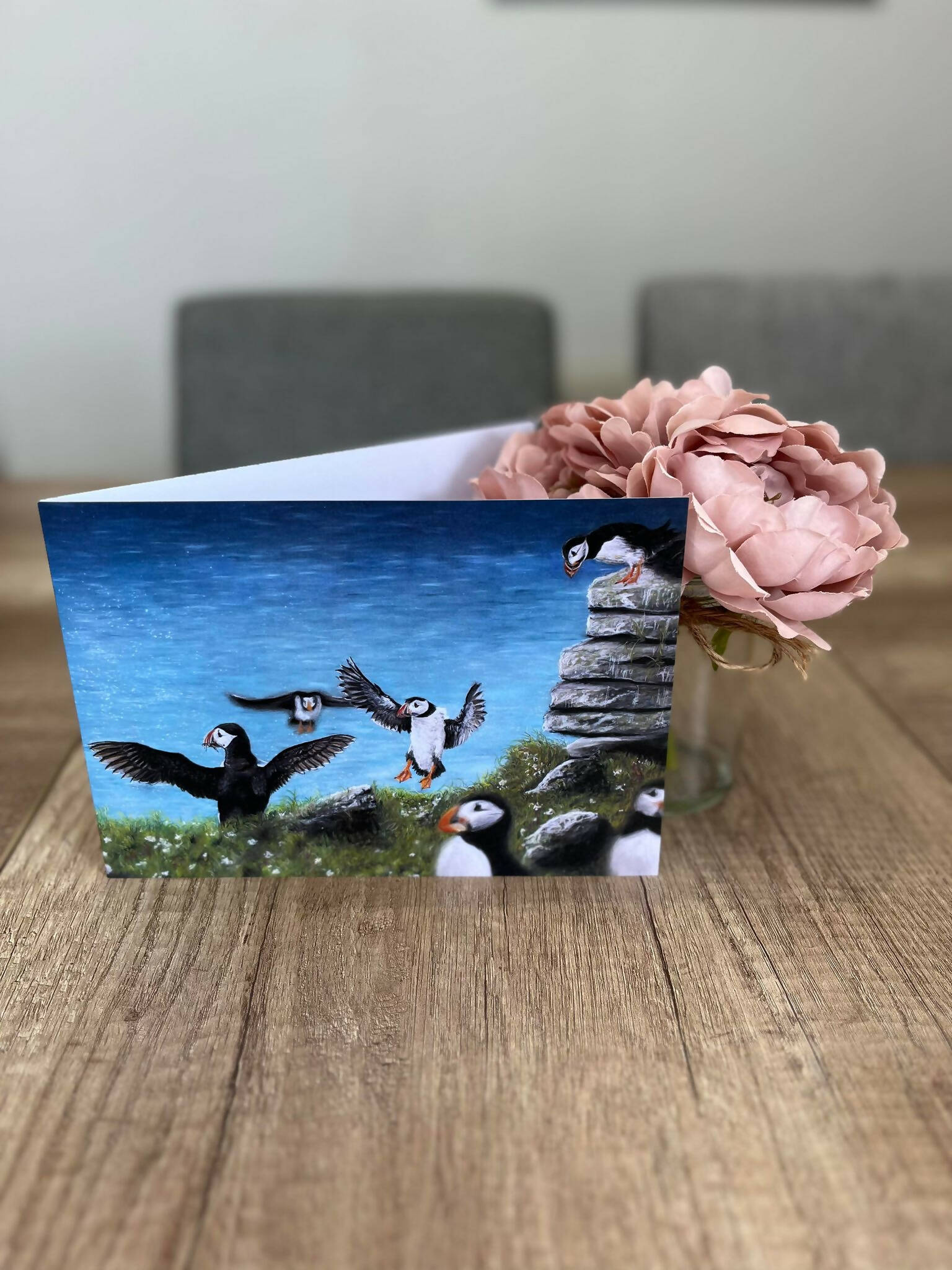 A5 Puffin Greetings Card