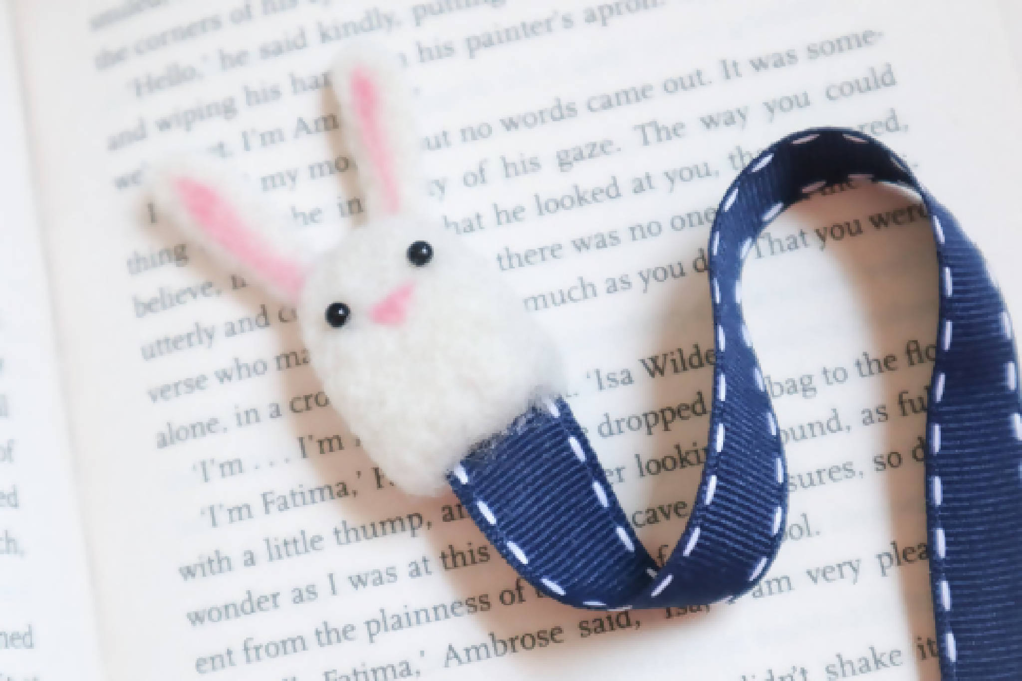 Woolly Bunny Bookmark