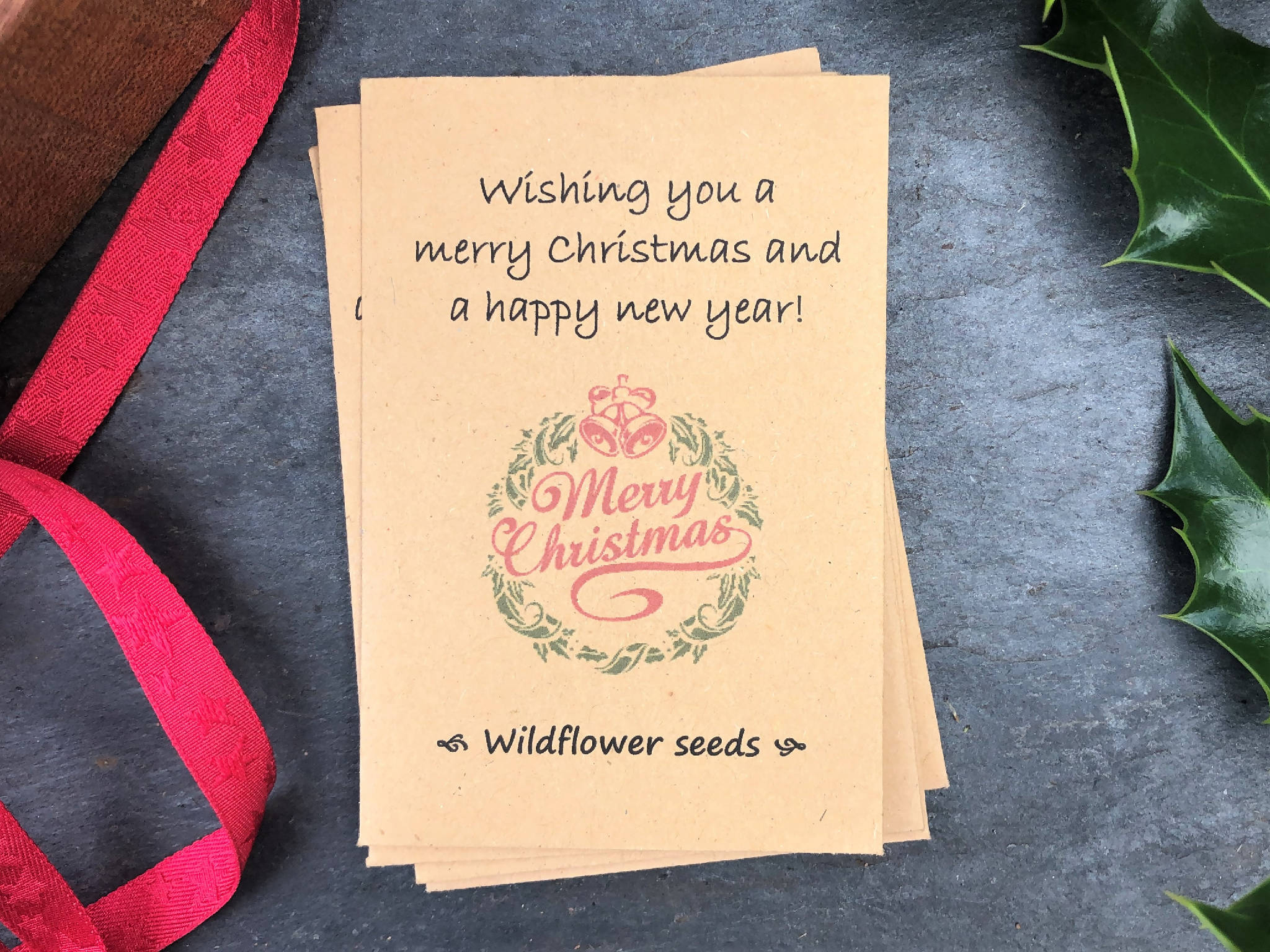 Christmas wildflower seeds - grown in Wales