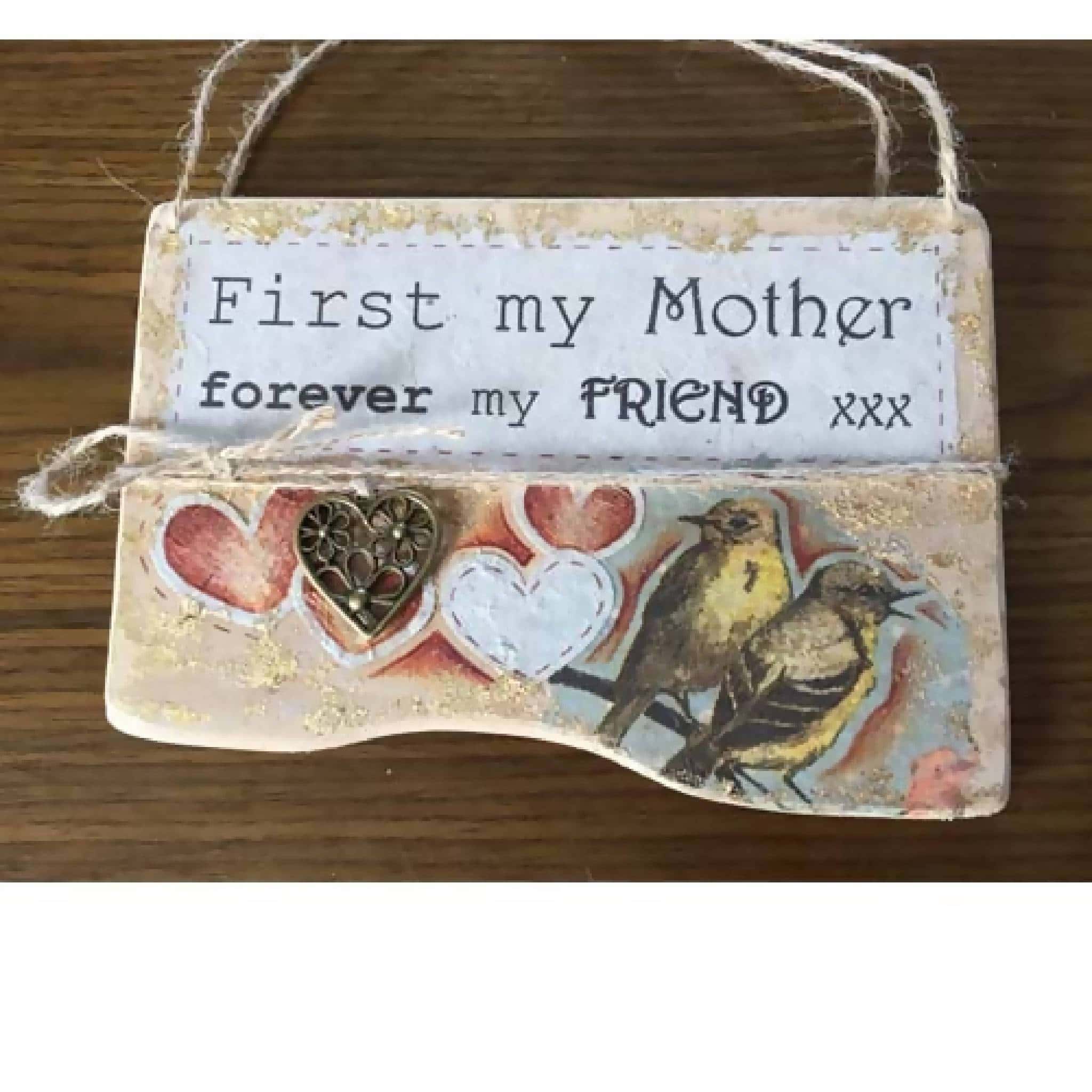 Handmade Mother's Day Wall Plaque