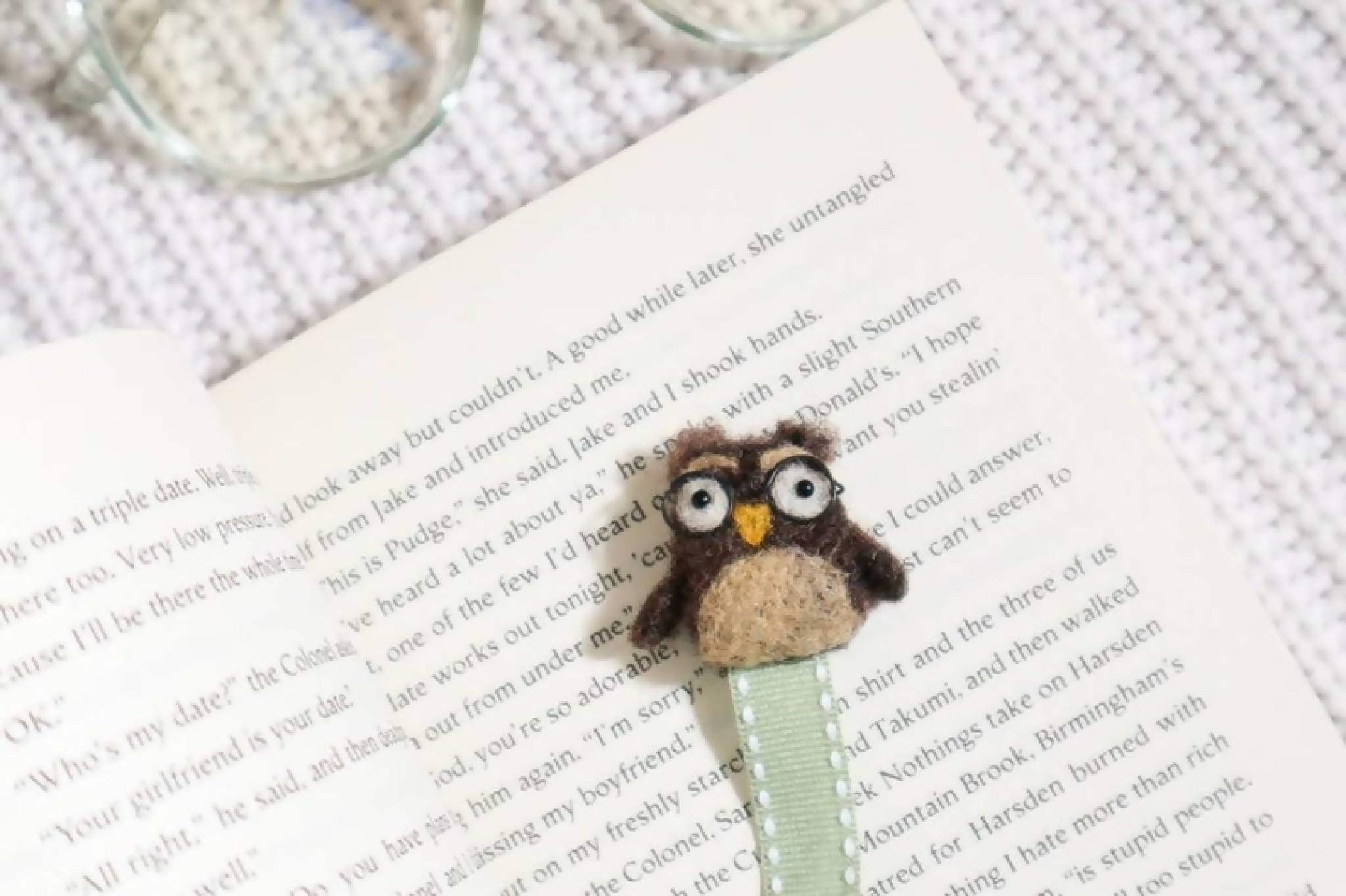Woolly Owl Bookmark