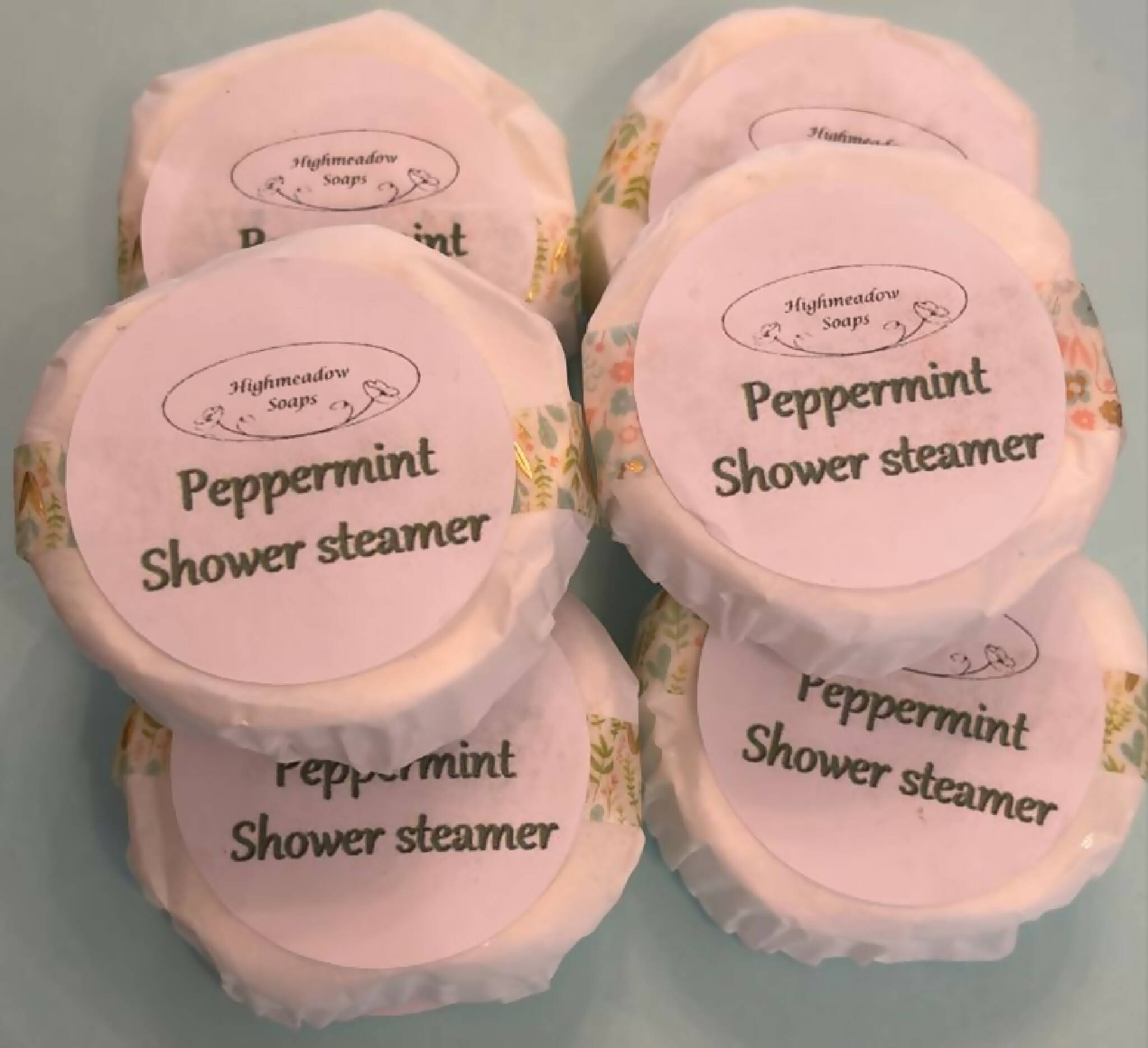 Shower Steamers with Peppermint essential oil