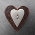 Heart Brooch in Patinated Copper