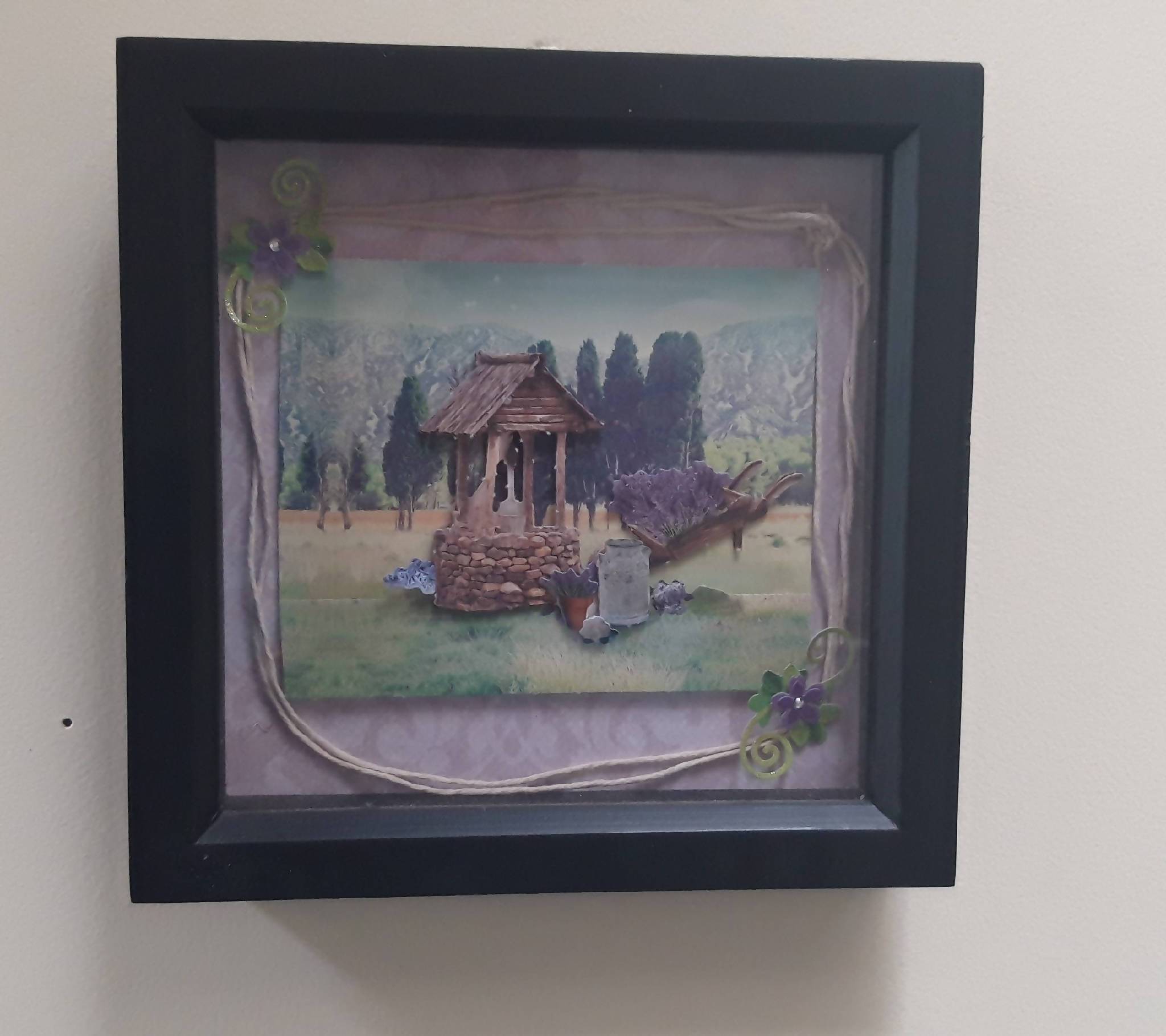 Lavender and well frame