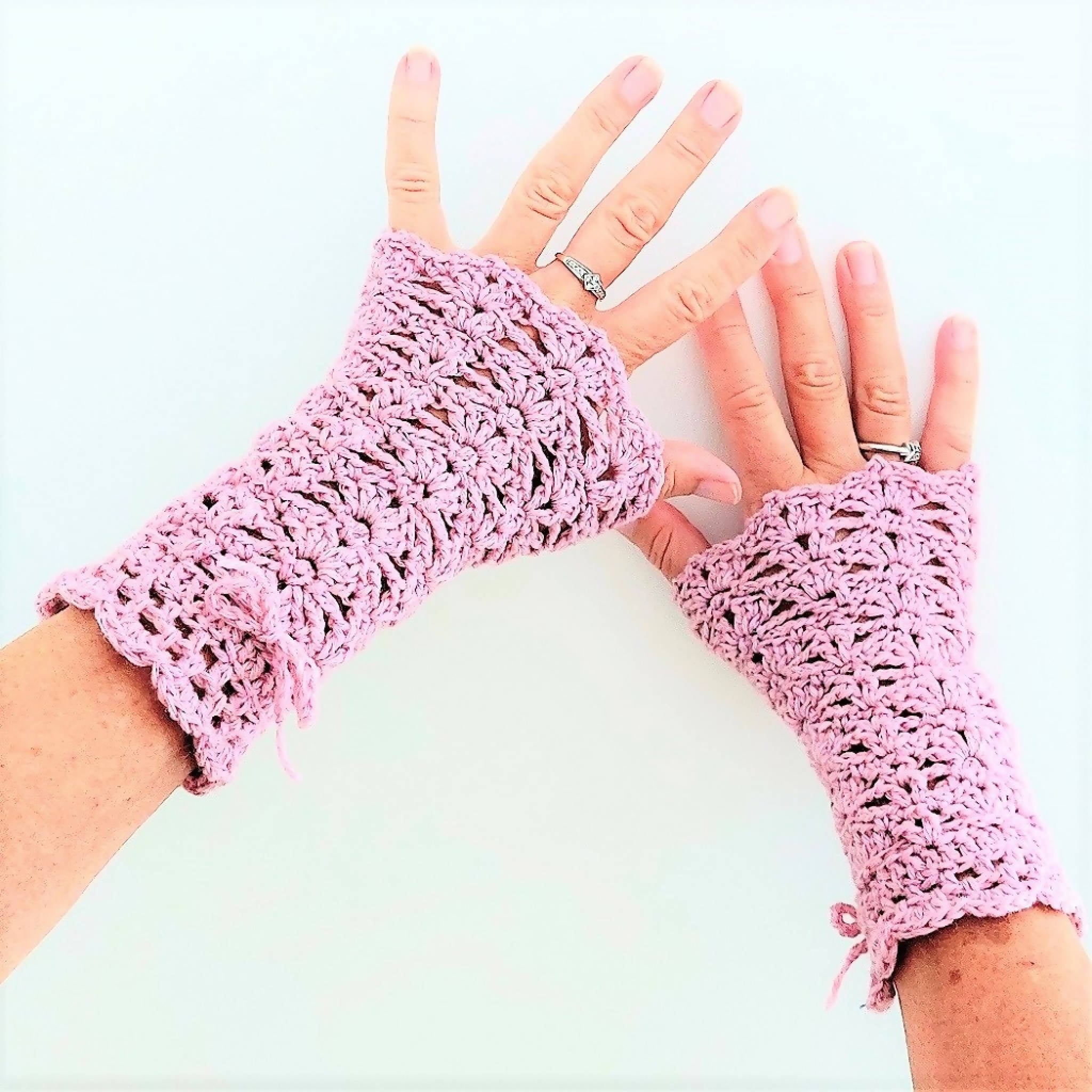 Long Arm Warmers Crochet