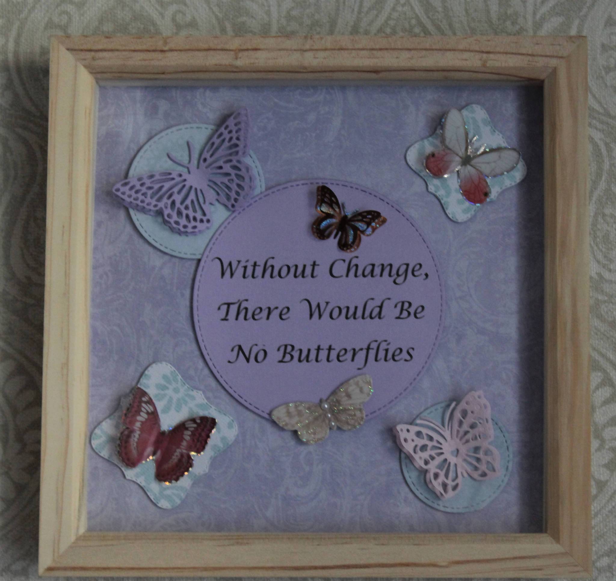 "Without change there would be no Butterflies" picture