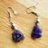 Amethyst Gem Stone Necklace & Earring set 501/1301