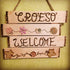 Croeso/Welcome Hanging Plaque