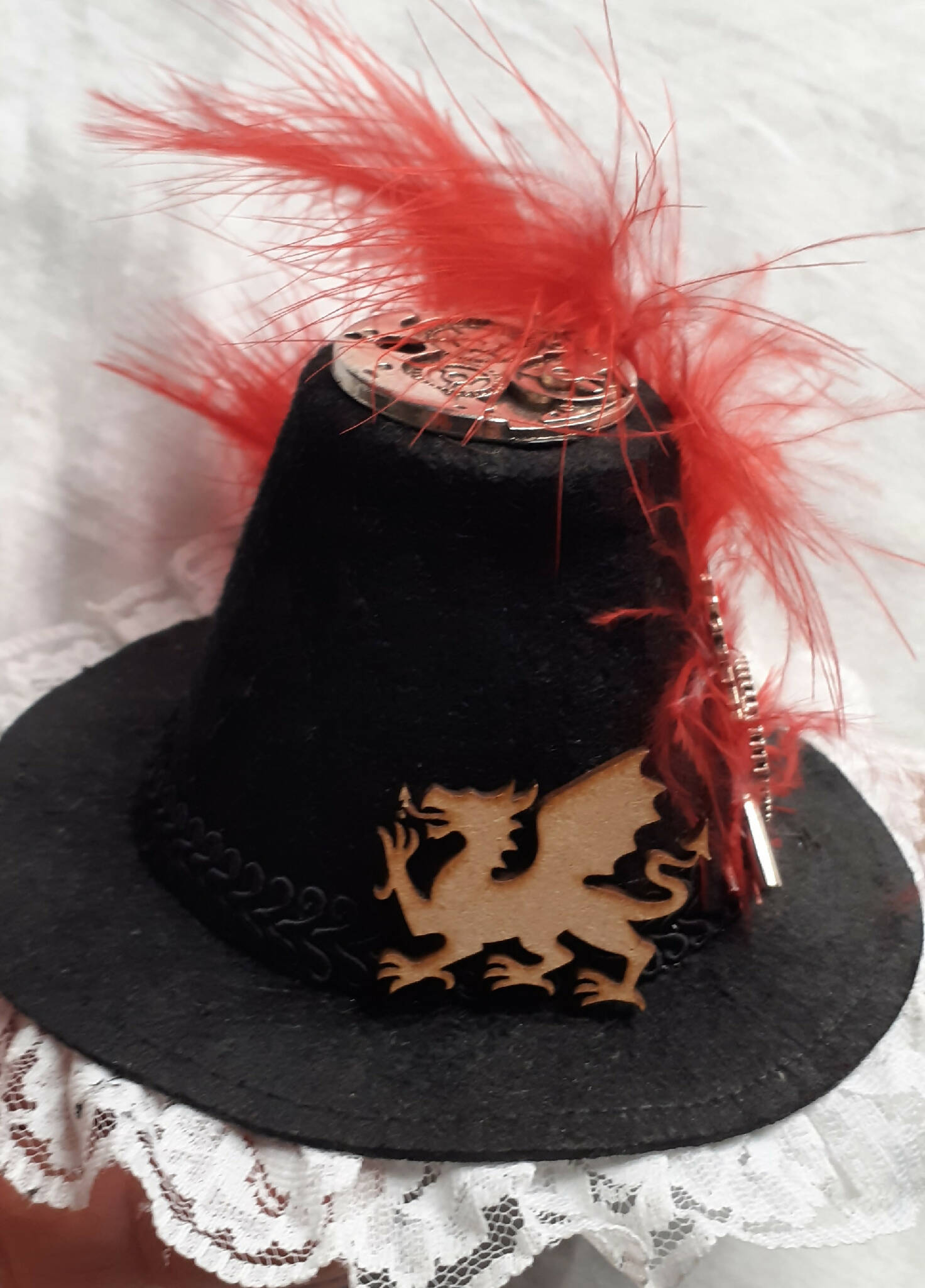 Steampunk Welsh Lady Mini Hat