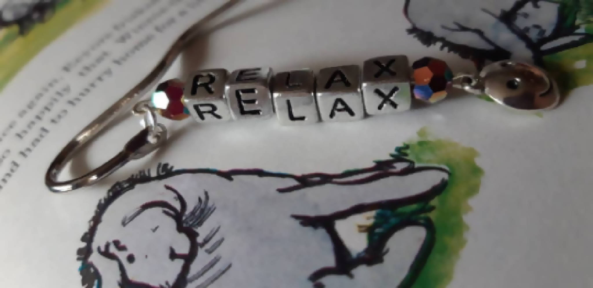 "Relax" bookmark