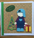Handmade Christmas Card- Boy At Christmas