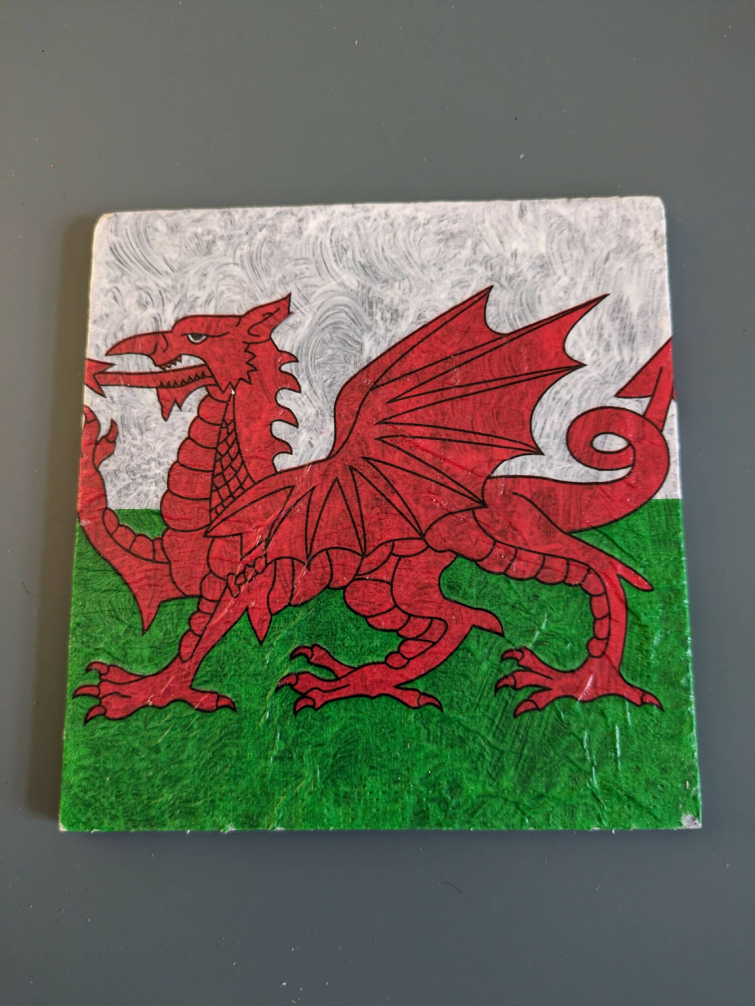 Welsh dragon coaster