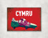 Personalised Cymru Welsh Football Boot World Cup Celebration Sign | Aluminium Printed Metal Street Sign - Gift | Keepsake | Football Gift