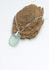 Simple Seaglass Pendant and Sterling Silver Chain