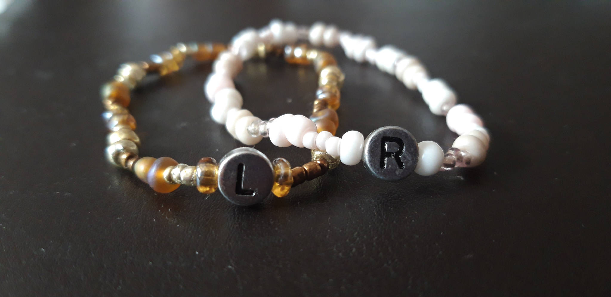 Adult left and right bracelets