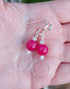 Fuchsia Ring Earrings