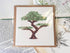 Greetings card of watercolour print of a bonsai tree